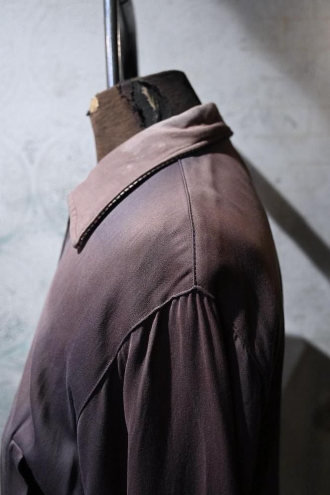us 1950's rayon gaberdine reversible jacket