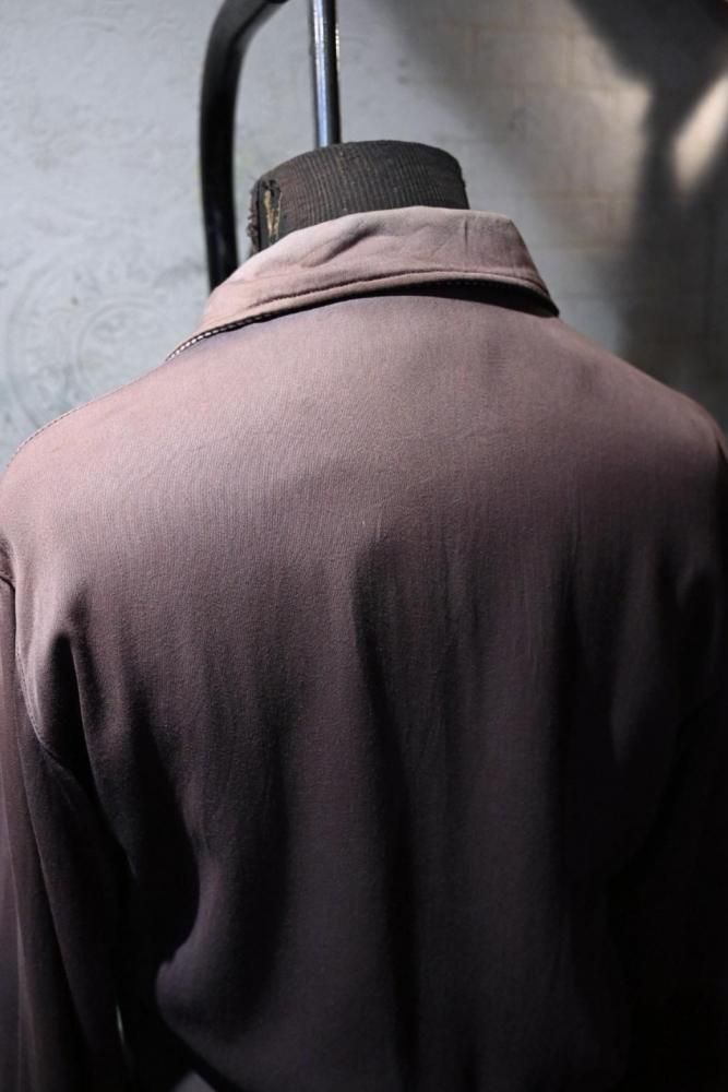 us 1950's rayon gaberdine reversible jacket