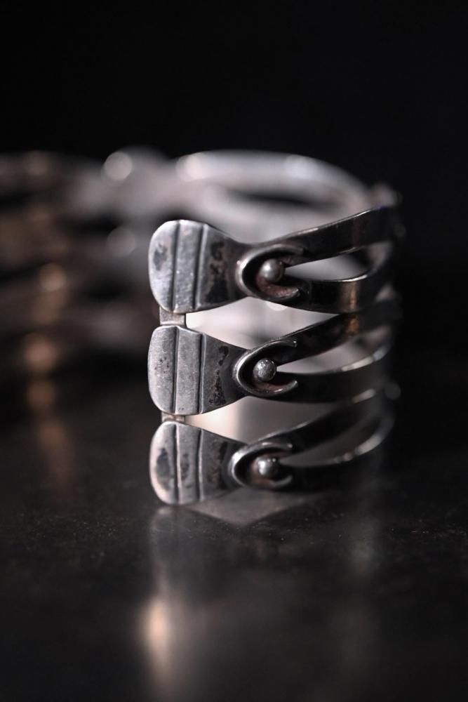 Mexico vintage silver bangle