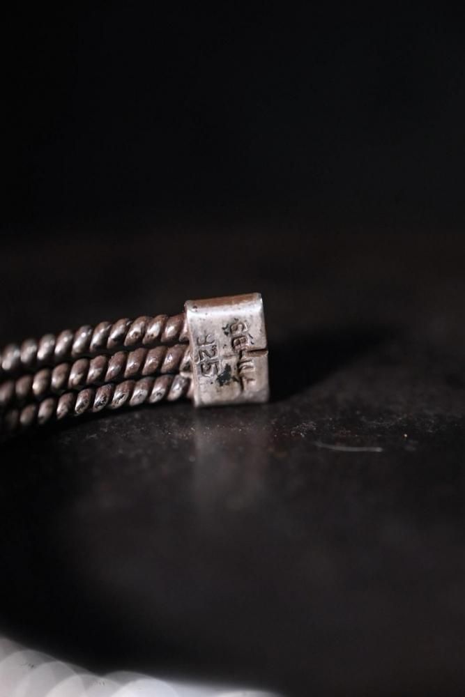 Mexico vintage silver bangle 