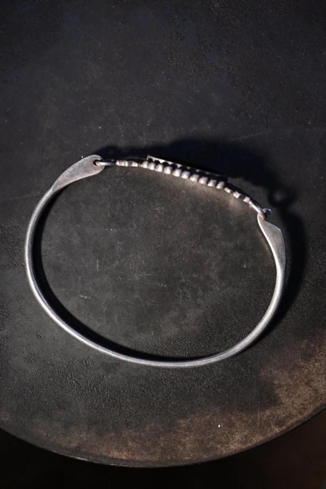 Vintage silver  onyx bracelet
