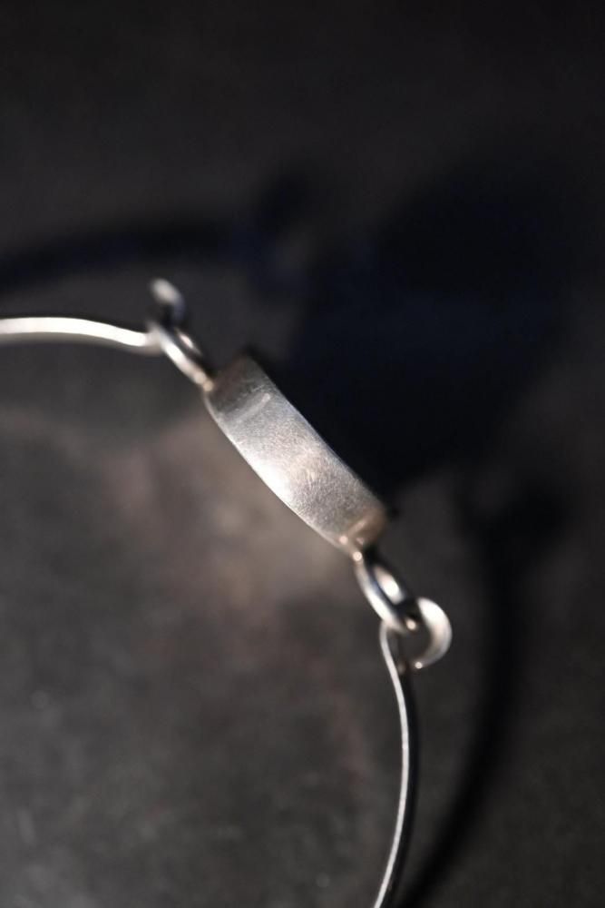 Vintage silver Initial bracelet