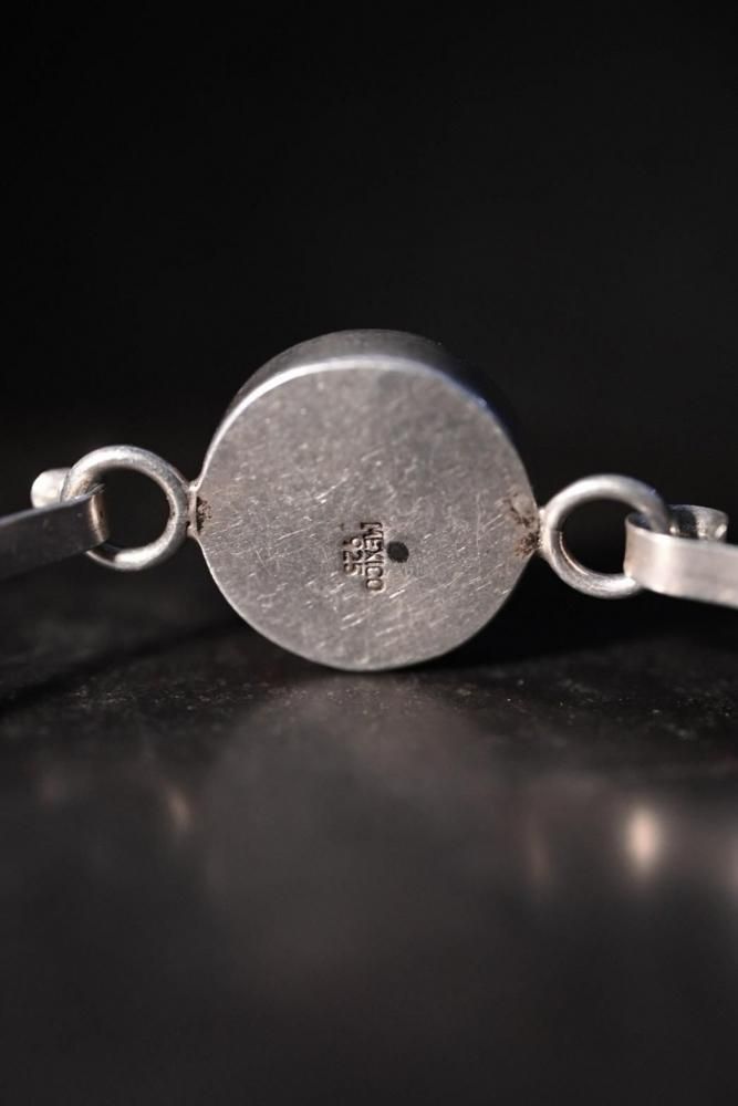 Vintage silver Initial bracelet