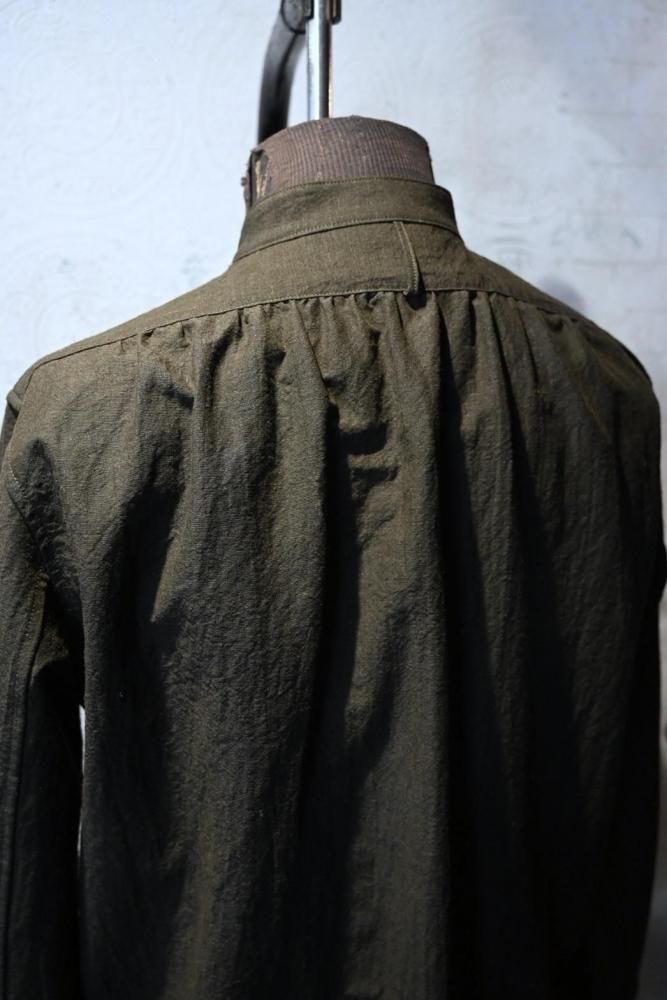 Verthandi carlisle band collar shirt