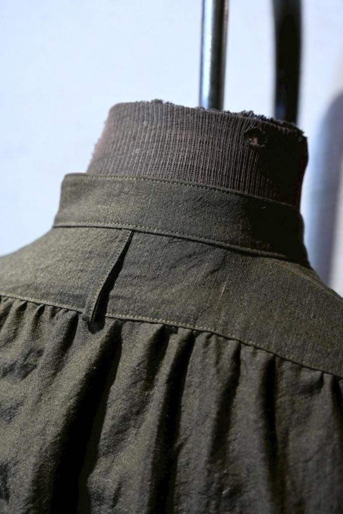 Verthandi carlisle band collar shirt
