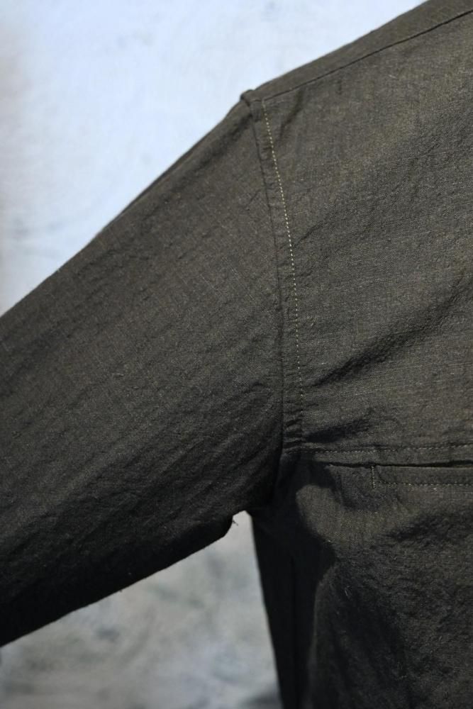 Verthandi carlisle band collar shirt