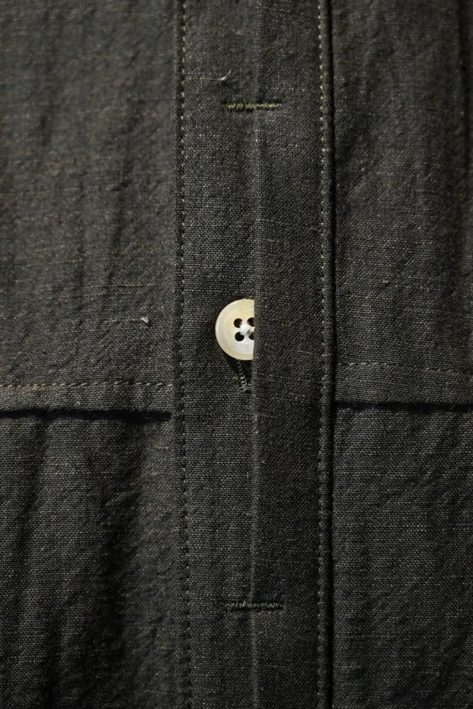 Verthandi carlisle band collar shirt