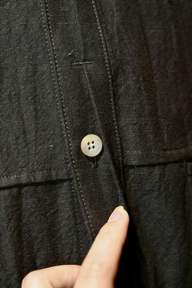Verthandi carlisle band collar shirt