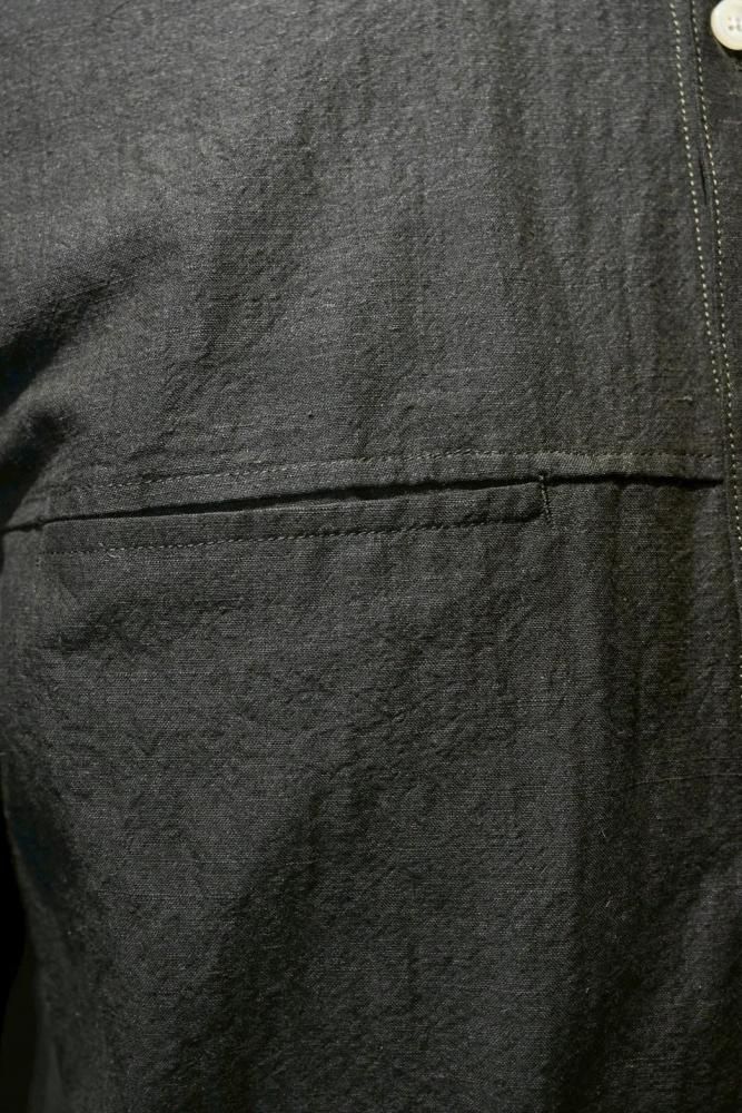 Verthandi carlisle band collar shirt
