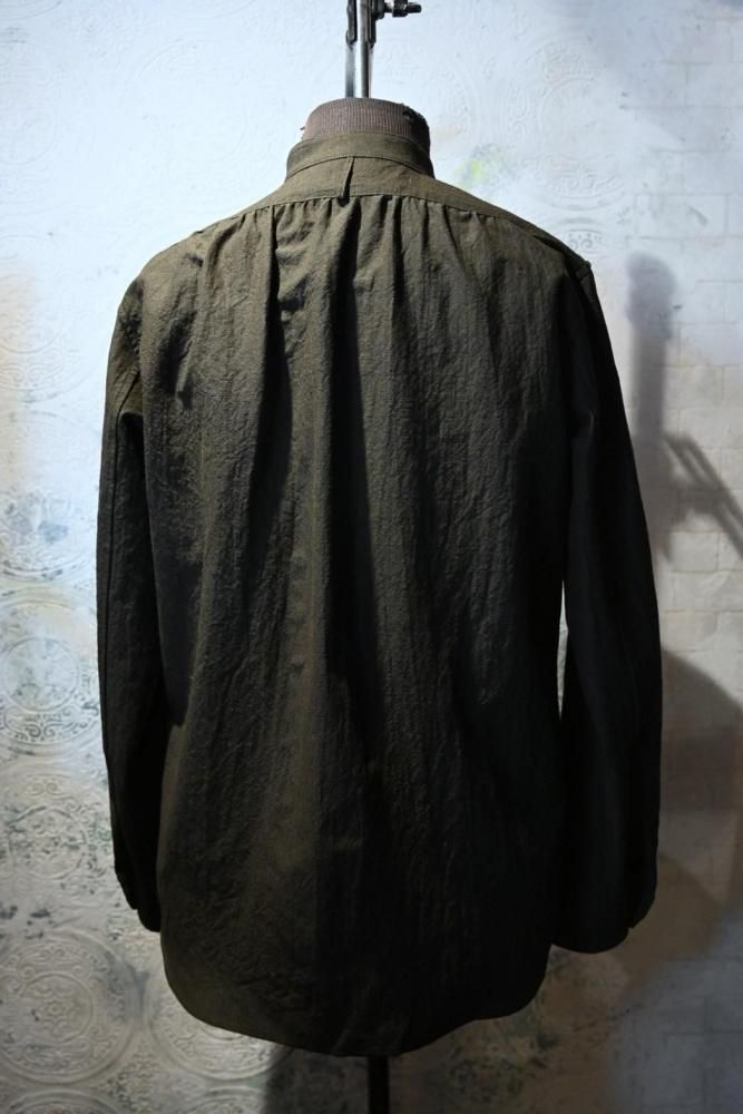 Verthandi carlisle band collar shirt