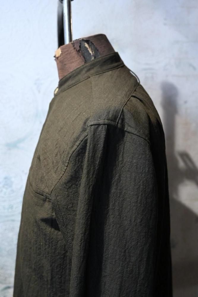 Verthandi carlisle band collar shirt