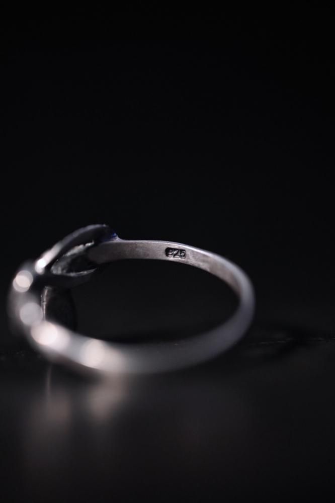 Vintage silver snake ring
