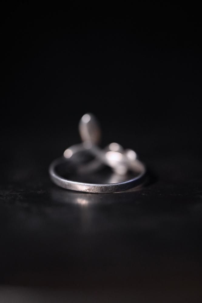 Vintage silver snake ring
