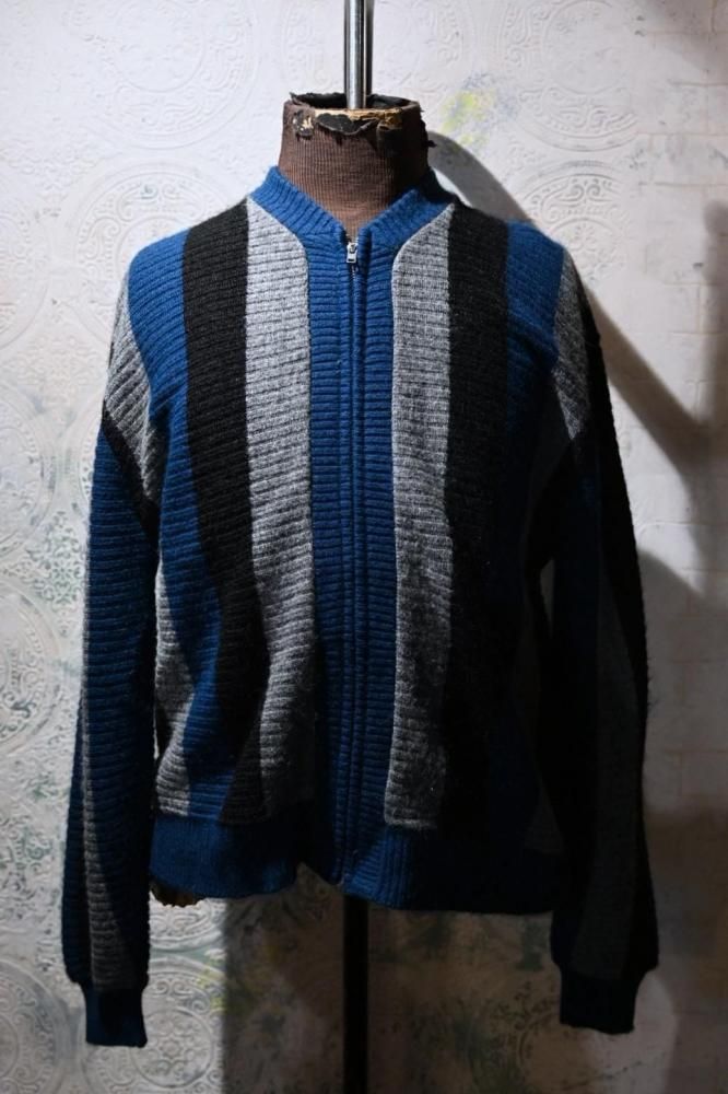 us 1960's "ARROW" zip up cardigan