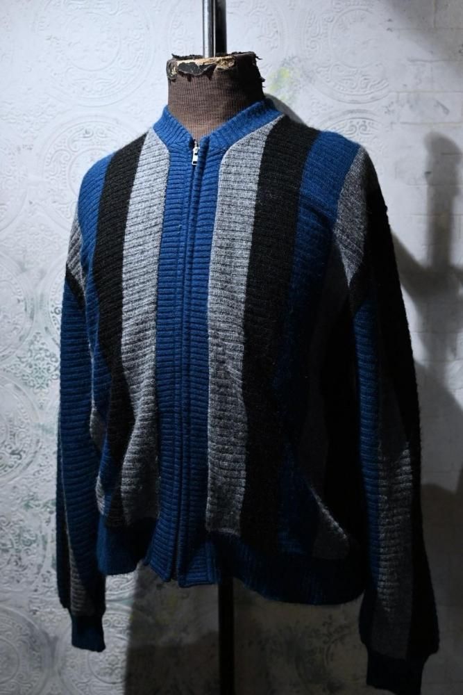 us 1960's "ARROW" zip up cardigan