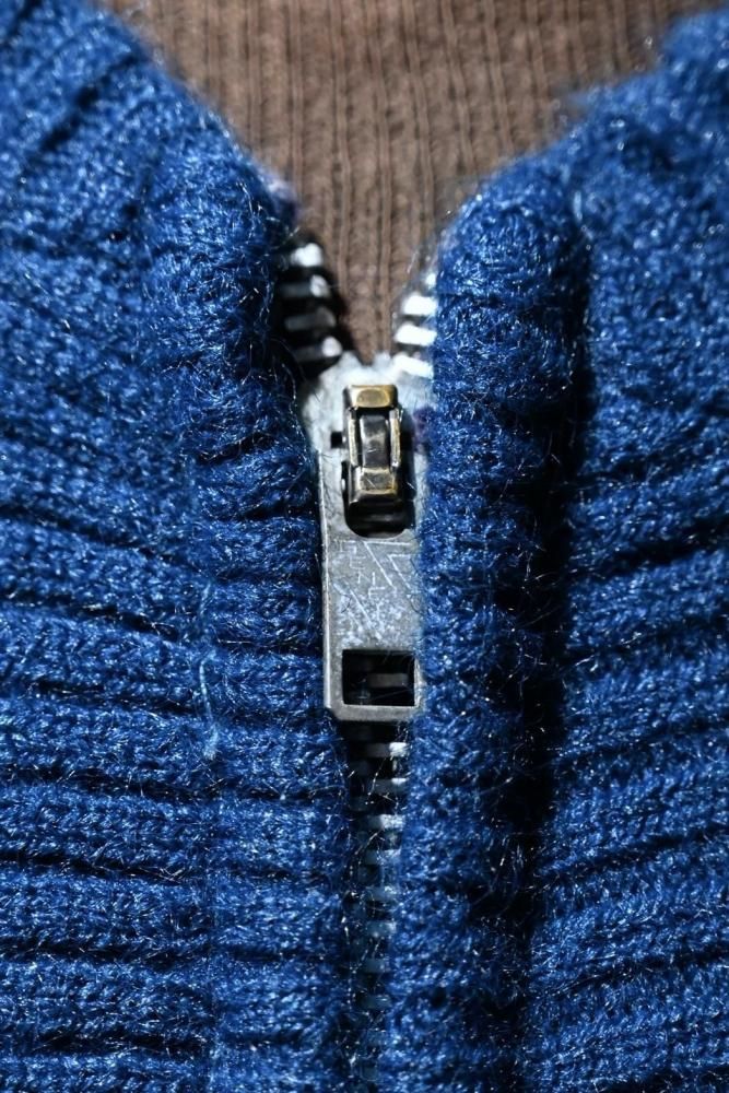 us 1960's "ARROW" zip up cardigan