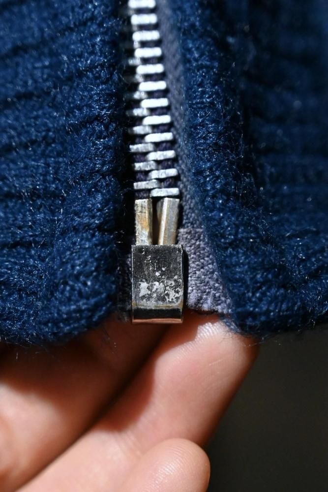 us 1960's "ARROW" zip up cardigan