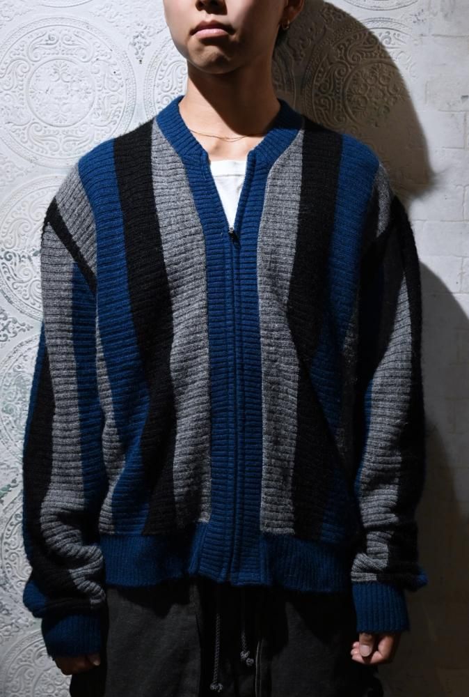 us 1960's "ARROW" zip up cardigan