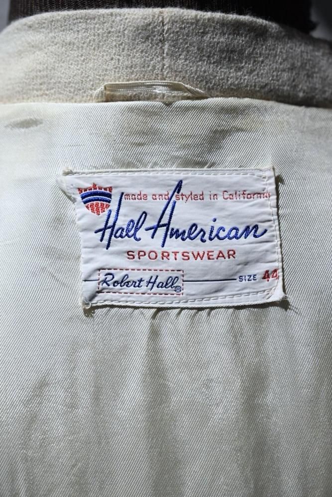 us 1960's "Hall American" collarless jacket