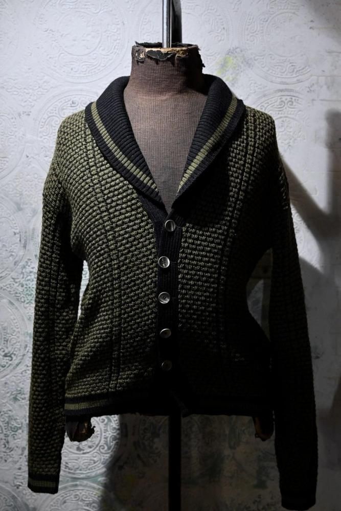 us 1960's "Puritan" shawl collar cardigan