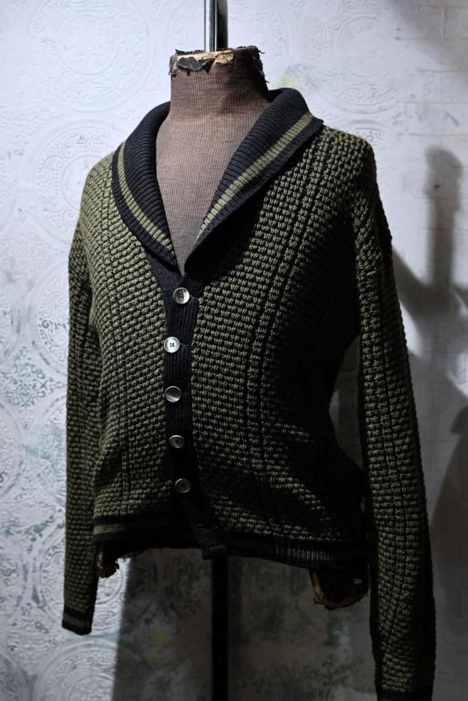 us 1960's "Puritan" shawl collar cardigan