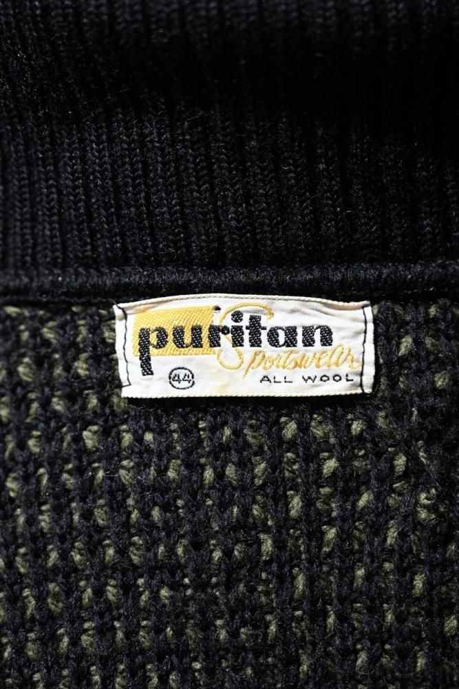 us 1960's "Puritan" shawl collar cardigan