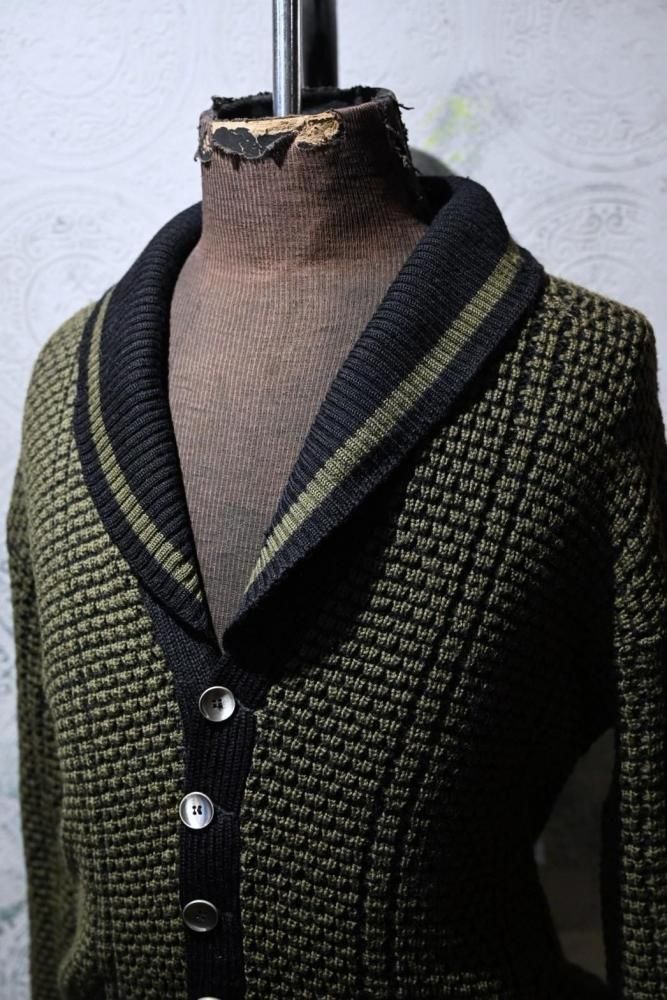us 1960's "Puritan" shawl collar cardigan