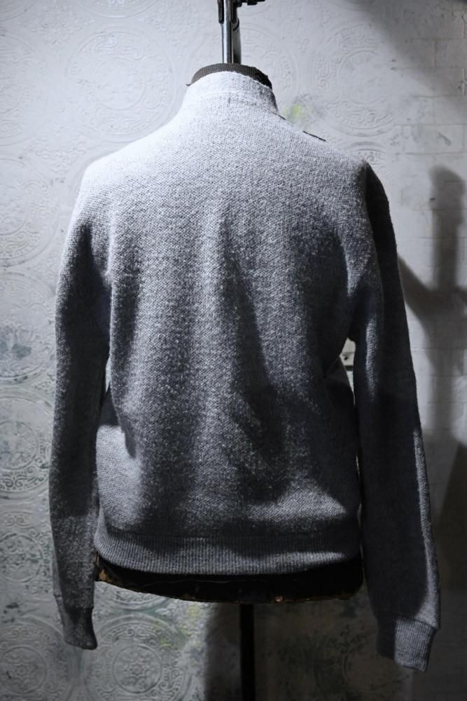 us 1970's suede  knit cardigan