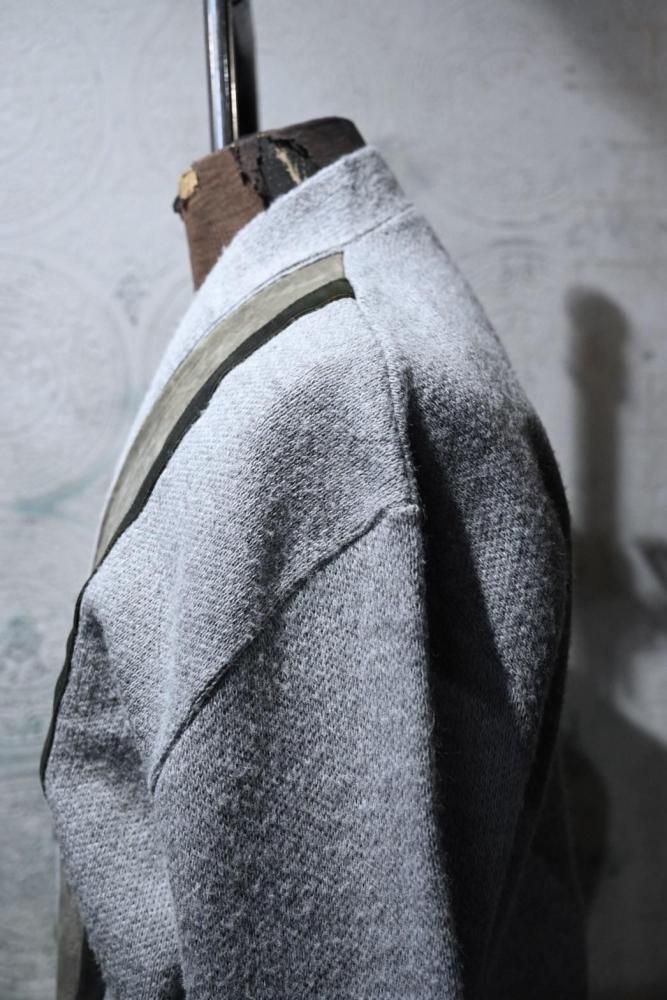 us 1970's suede  knit cardigan