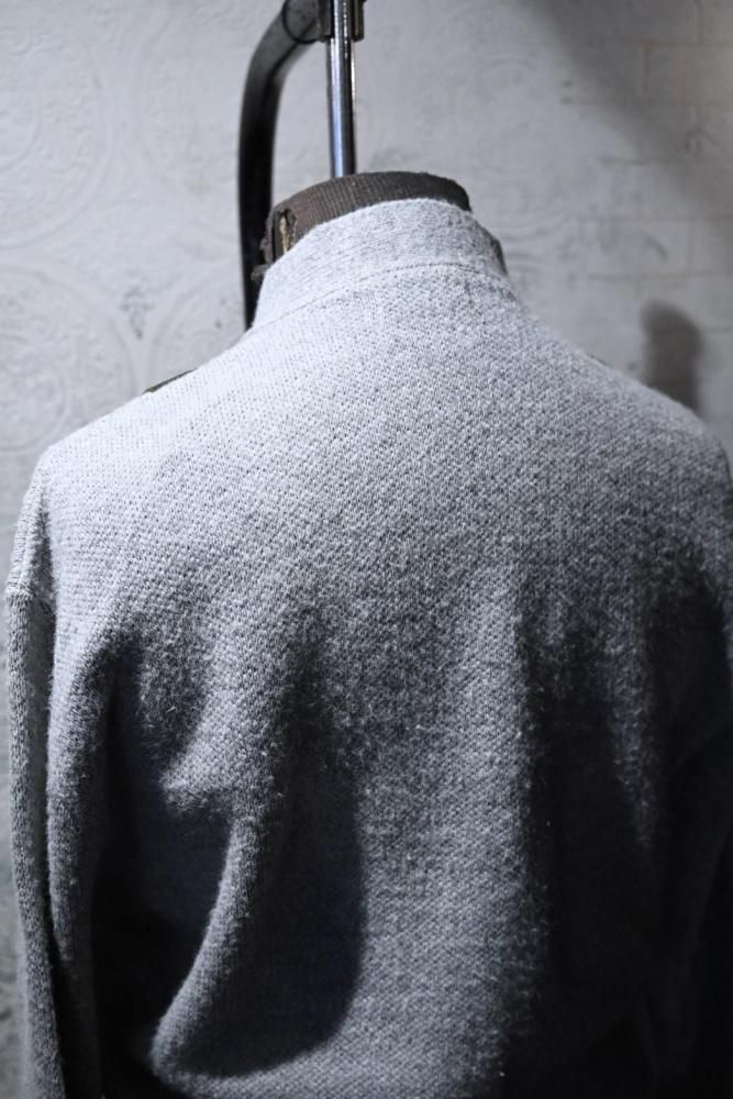 us 1970's suede  knit cardigan