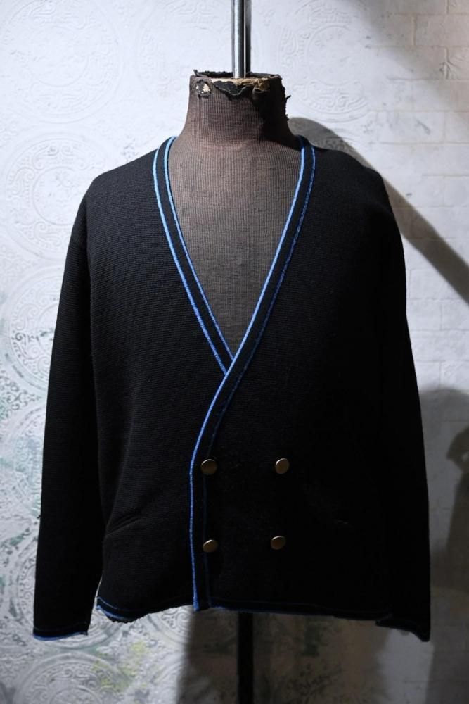 us 1960's double breasted knit cardigan