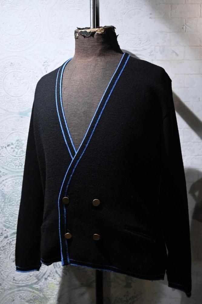 us 1960's double breasted knit cardigan