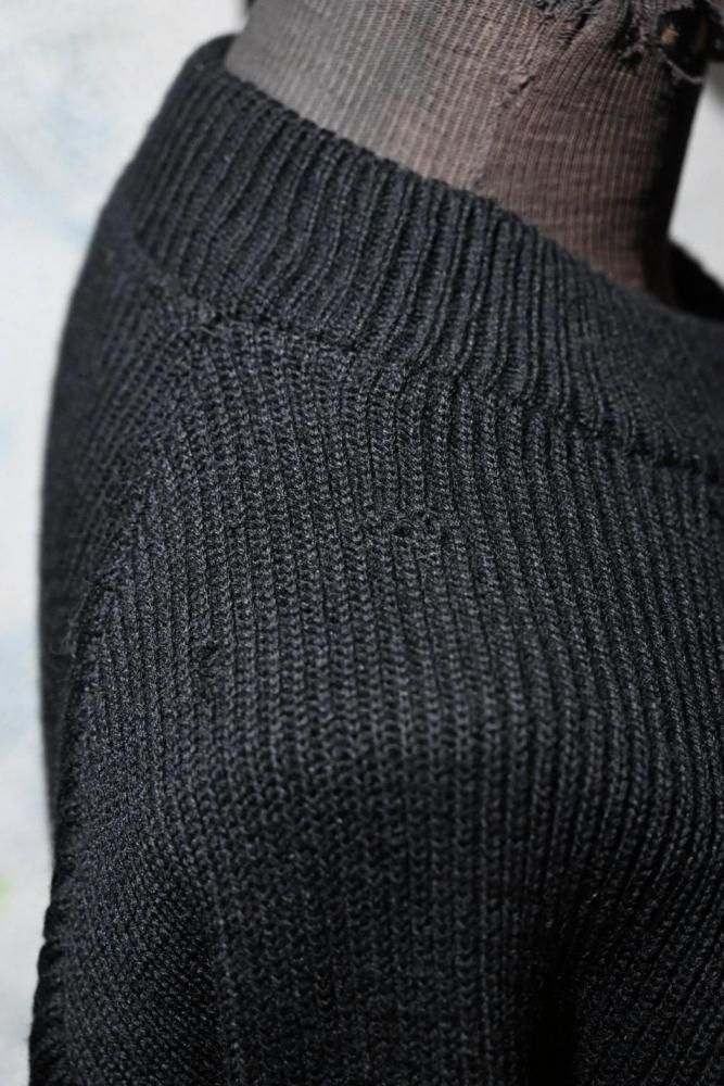 us 1960's "Penguin" black knit cardigan