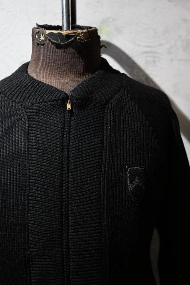 us 1960's "Penguin" black knit cardigan