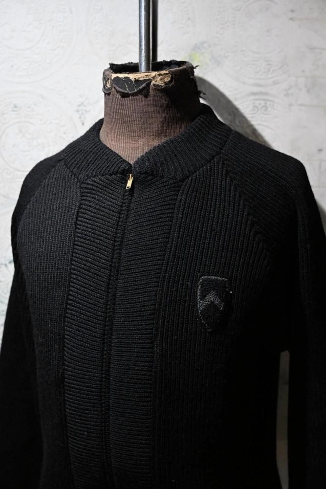 us 1960's "Penguin" black knit cardigan