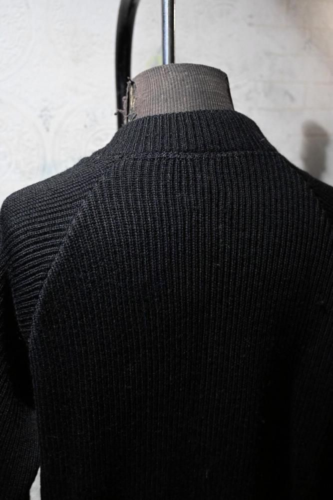 us 1960's "Penguin" black knit cardigan