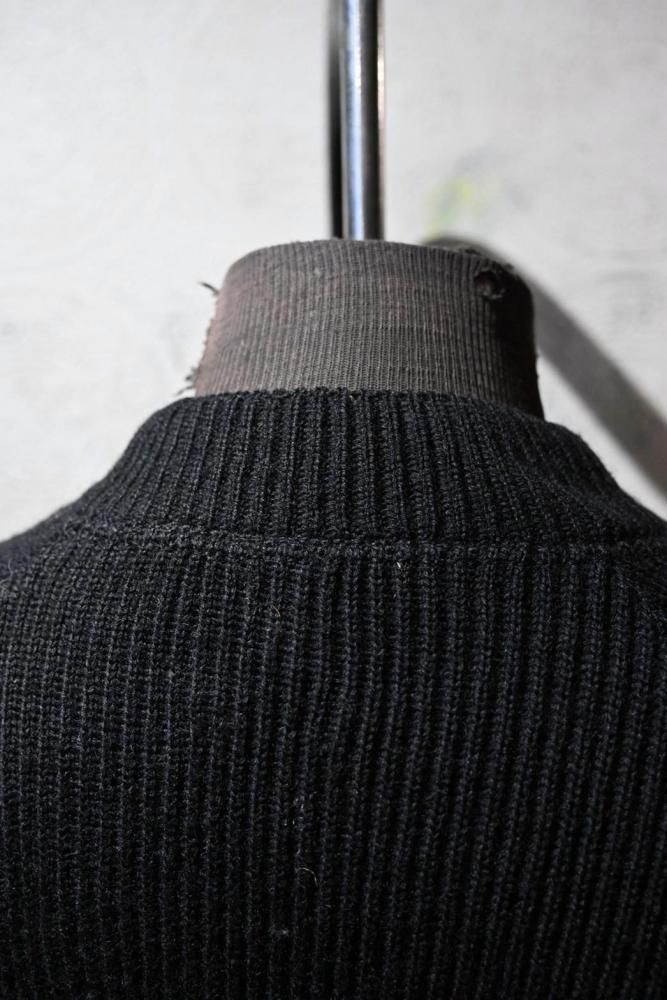 us 1960's "Penguin" black knit cardigan