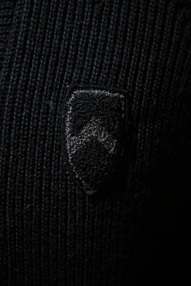 us 1960's "Penguin" black knit cardigan