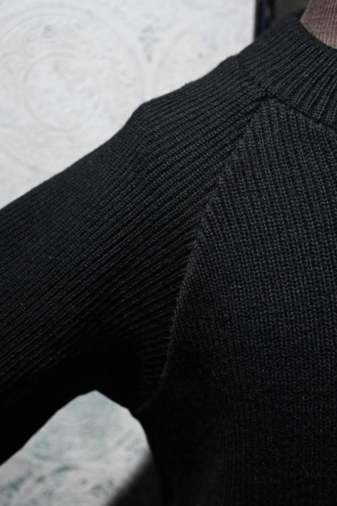 us 1960's "Penguin" black knit cardigan