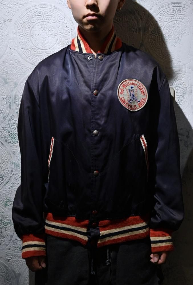 us 1950's "Steve's Sport Den" Satin Blouson