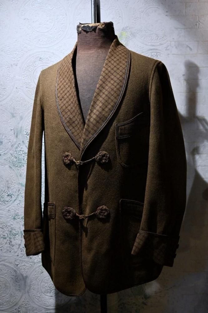 us 1920's~ Wool Smoking Jacket