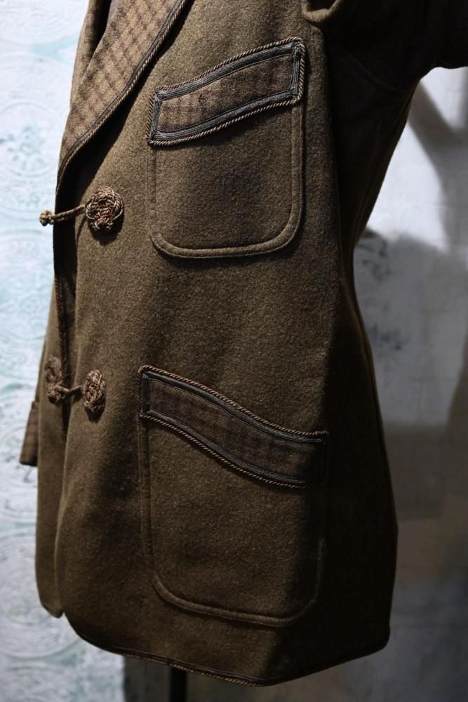 us 1920's~ Wool Smoking Jacket