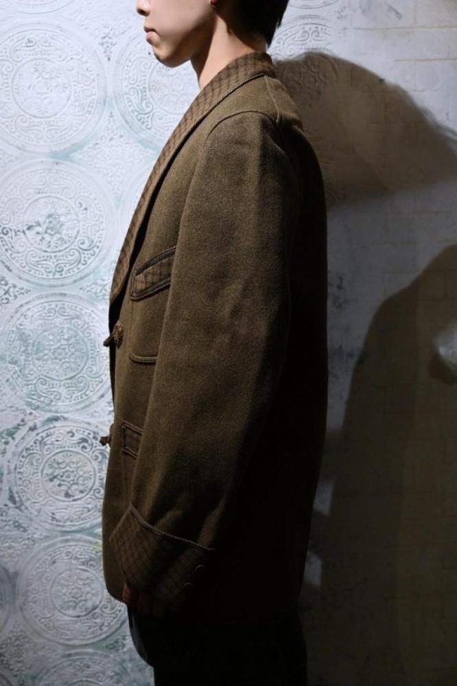 us 1920's~ Wool Smoking Jacket