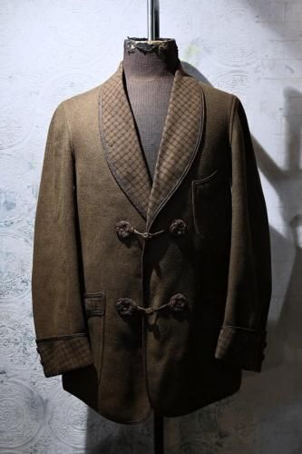 us 1920's~ Wool Smoking Jacket