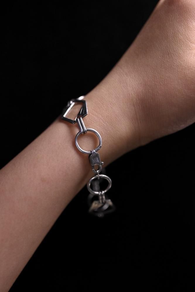 Vintage art deco silver bracelet