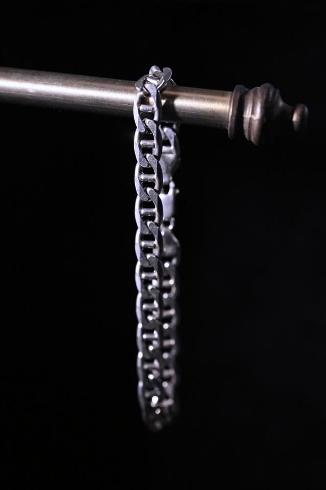 Italy vintage silver chain bracelet