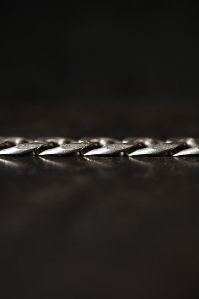 Italy vintage silver chain bracelet