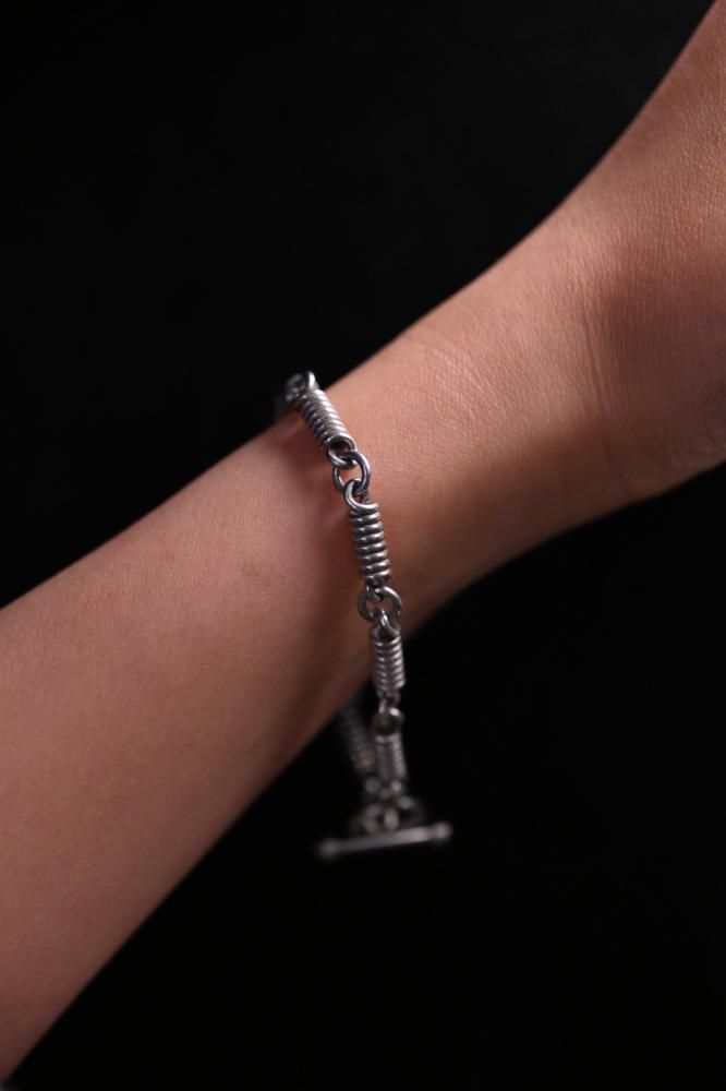Mexico vintage silver chain bracelet