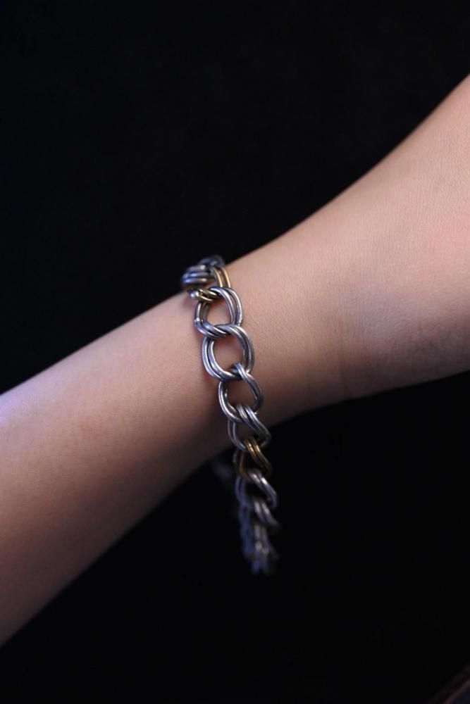 Vintage silver chain bracelet