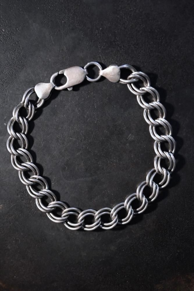 Italy vintage silver chain bracelet
